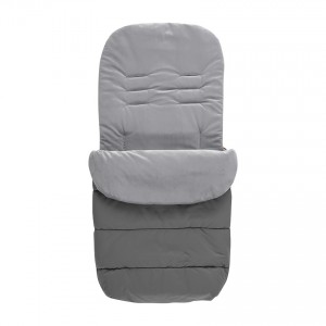 Lorelli Ποδόσακος καροτσιού 95/48CM Dark Grey/Grey Polar Fleece (20051272403)