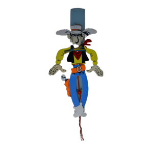 Χειροποίητη Αρωματική Λαμπάδα Με ξύλινη Μαριονέτα Καουμπόι (2025007)