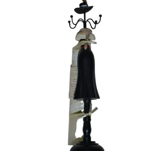 Χειροποίητη Αρωματική Λαμπάδα Με Σταντ Κούκλα Κοσμημάτων Μαύρο (2025014) Χειροποίητη Αρωματική Λαμπάδα Με Σταντ Κούκλα Κοσμημάτων Μαύρο (2025014)