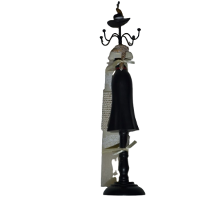 Χειροποίητη Αρωματική Λαμπάδα Με Σταντ Κούκλα Κοσμημάτων Μαύρο (2025014) Χειροποίητη Αρωματική Λαμπάδα Με Σταντ Κούκλα Κοσμημάτων Μαύρο (2025014)