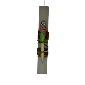 Χειροποίητη Αρωματική Λαμπάδα Με Σκαλιστό Στυλό  Κουκουβάγια (2025016) Χειροποίητη Αρωματική Λαμπάδα Με Σκαλιστό Στυλό  Κουκουβάγια (2025016)