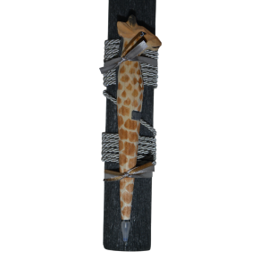 Χειροποίητη Αρωματική Λαμπάδα Με Σκαλιστό Στυλό Καμηλοπάρδαλη (2025017) Χειροποίητη Αρωματική Λαμπάδα Με Σκαλιστό Στυλό Καμηλοπάρδαλη (2025017)