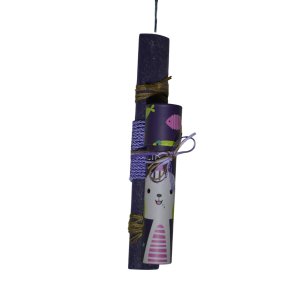 Χειροποίητη Αρωματική Λαμπάδα με Μωβ Καλειδοσκόπιο (2025021) Χειροποίητη Αρωματική Λαμπάδα με Μωβ Καλειδοσκόπιο (2025021)