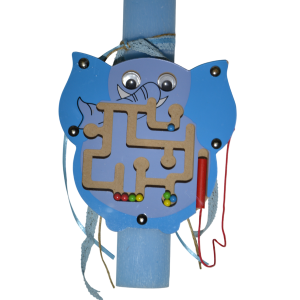 Χειροποίητη Λαμπάδα με Εκπαιδευτικό Μαγνητικό Λαβύρινθο Ελέφαντα (2025034) Χειροποίητη Λαμπάδα με Εκπαιδευτικό Μαγνητικό Λαβύρινθο Ελέφαντα (2025034)