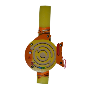 Χειροποίητη Λαμπάδα με Εκπαιδευτικό Μαγνητικό Λαβύρινθο Ψάρι (2025036) Χειροποίητη Λαμπάδα με Εκπαιδευτικό Μαγνητικό Λαβύρινθο Ψάρι (2025036)