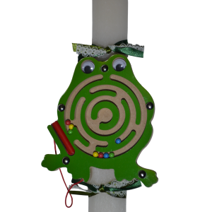 Χειροποίητη Λαμπάδα με Εκπαιδευτικό Μαγνητικό Λαβύρινθο βάτραχος (2025037) Χειροποίητη Λαμπάδα με Εκπαιδευτικό Μαγνητικό Λαβύρινθο βάτραχος (2025037)