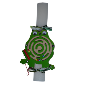 Χειροποίητη Λαμπάδα με Εκπαιδευτικό Μαγνητικό Λαβύρινθο βάτραχος (2025037) Χειροποίητη Λαμπάδα με Εκπαιδευτικό Μαγνητικό Λαβύρινθο βάτραχος (2025037)