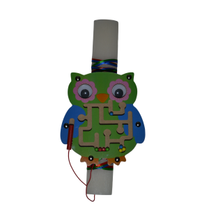 Χειροποίητη Λαμπάδα με Εκπαιδευτικό Μαγνητικό Λαβύρινθο Κουκουβάγια (2025038) Χειροποίητη Λαμπάδα με Εκπαιδευτικό Μαγνητικό Λαβύρινθο Κουκουβάγια (2025038)