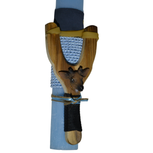 Χειροποίητη Αρωματική Λαμπάδα Με Ξύλινη Σφεντόνα ΄΄Ελάφι (2025042) Χειροποίητη Αρωματική Λαμπάδα Με Ξύλινη Σφεντόνα ΄΄Ελάφι (2025042)