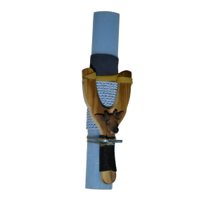 Χειροποίητη Αρωματική Λαμπάδα Με Ξύλινη Σφεντόνα ΄΄Ελάφι (2025042) Χειροποίητη Αρωματική Λαμπάδα Με Ξύλινη Σφεντόνα ΄΄Ελάφι (2025042)