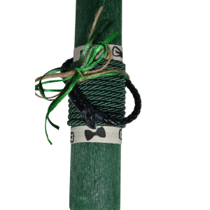 Χειροποίητη Αρωματική Λαμπάδα Με Αντρικό Βραχιόλι Μαύρο Τσεκούρι (2025054) Χειροποίητη Αρωματική Λαμπάδα Με Αντρικό Βραχιόλι Μαύρο Τσεκούρι (2025054)