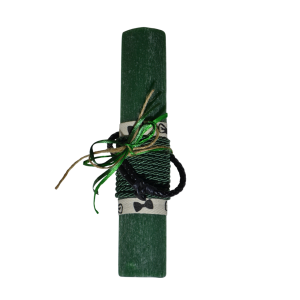 Χειροποίητη Αρωματική Λαμπάδα Με Αντρικό Βραχιόλι Μαύρο Τσεκούρι (2025054) Χειροποίητη Αρωματική Λαμπάδα Με Αντρικό Βραχιόλι Μαύρο Τσεκούρι (2025054)