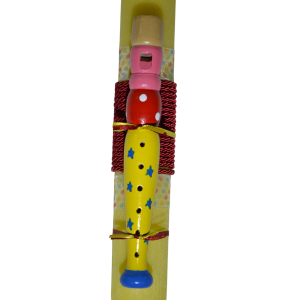 Χειροποίητη Αρωματική Λαμπάδα Με Ξύλινη Φλογέρα Κίτρινη (2025059) Χειροποίητη Αρωματική Λαμπάδα Με Ξύλινη Φλογέρα Κίτρινη (2025059)