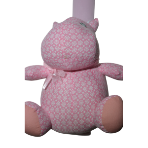 Χειροποίητη Αρωματική Λαμπάδα Με Λούτρινο Hippo Pink 20cm (2025122) Χειροποίητη Αρωματική Λαμπάδα Με Λούτρινο Hippo Pink 20cm (2025122)