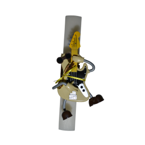 Χειροποίητη Αρωματική Λαμπάδα Με Διακοσμητική Κιθάρα με Μουσική (2025138)