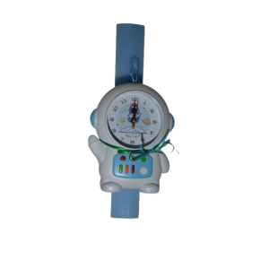 Χειροπoίητη Αρωματική Λαμπάδα Με Επιδαπέδιο Ρολόι Αστροναύτη (2025155) Χειροπoίητη Αρωματική Λαμπάδα Με Επιδαπέδιο Ρολόι Αστροναύτη (2025155)