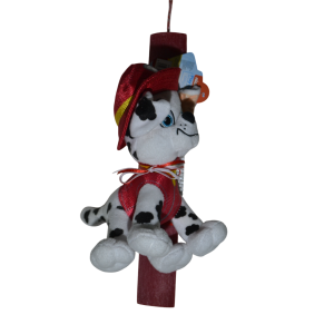 Χειροποίητη Αρωματική Λαμπάδα Με Λούτρινο Σκύλο Fireman Red 28 εκατοστών (2025169) Χειροποίητη Αρωματική Λαμπάδα Με Λούτρινο Σκύλο Fireman Red 28 εκατοστών (2025169)