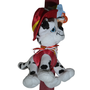 Χειροποίητη Αρωματική Λαμπάδα Με Λούτρινο Σκύλο Fireman Red 28 εκατοστών (2025169) Χειροποίητη Αρωματική Λαμπάδα Με Λούτρινο Σκύλο Fireman Red 28 εκατοστών (2025169)