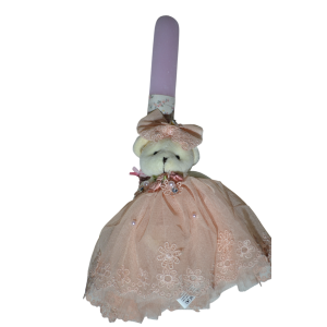 Χειροποίητη Αρωματική Λαμπάδα Με  Λούτρινη Princess Bear Pink (2025193) Χειροποίητη Αρωματική Λαμπάδα Με  Λούτρινη Princess Bear Pink (2025193)