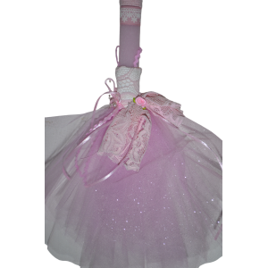 Χειροποίητη Αρωματική Λαμπάδα Με Διακοσμητικό Ροζ Φόρεμα (2025216) Χειροποίητη Αρωματική Λαμπάδα Με Διακοσμητικό Ροζ Φόρεμα (2025216)