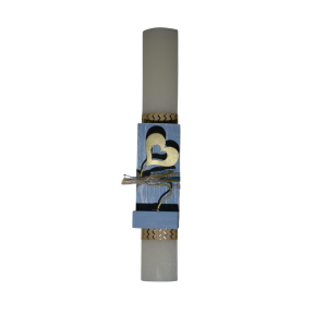 Χειροποίητη Αρωματική Λαμπάδα Με Ορειχάλκινη Καρδιά Σε βάση ξύλινη (2025276) Χειροποίητη Αρωματική Λαμπάδα Με Ορειχάλκινη Καρδιά Σε βάση ξύλινη (2025276)