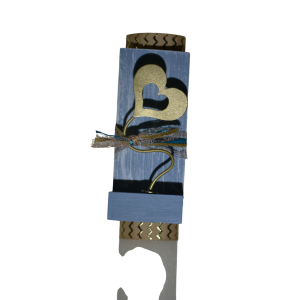 Χειροποίητη Αρωματική Λαμπάδα Με Ορειχάλκινη Καρδιά Σε βάση ξύλινη (2025276) Χειροποίητη Αρωματική Λαμπάδα Με Ορειχάλκινη Καρδιά Σε βάση ξύλινη (2025276)