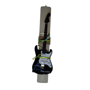 Χειροποίητη Αρωματική Λαμπάδα Με Διακοσμητική Κιθάρα Pink Floyd (2025298)