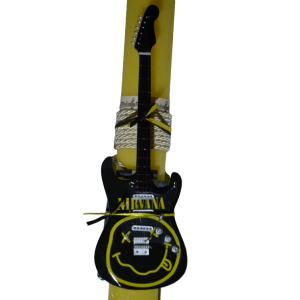 Χειροποίητη Αρωματική Λαμπάδα Με Διακοσμητική Κιθάρα Nirvana (2025300) Χειροποίητη Αρωματική Λαμπάδα Με Διακοσμητική Κιθάρα Nirvana (2025300)