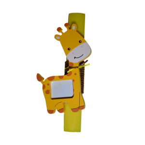 Χειροποίητη Αρωματική Λαμπάδα Με Διακοσμητικό Καδράκι Giraffe (2025321)