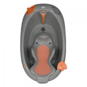Bebestaras Βρεφική Μπανιέρα με Θερμόμετρο Ocean Grey ( 22-186) Bebestaras Βρεφική Μπανιέρα με Θερμόμετρο Ocean Grey ( 22-186)
