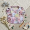 Abo Σαλιάρα Φαγητού με Βολάν Flowers (2402-003)