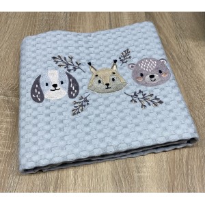 Abo Πικέ κουβέρτα αγκαλιάς 100*150 Γκρι (2545-100) Abo Πικέ κουβέρτα αγκαλιάς 100*150 Γκρι (2545-100)