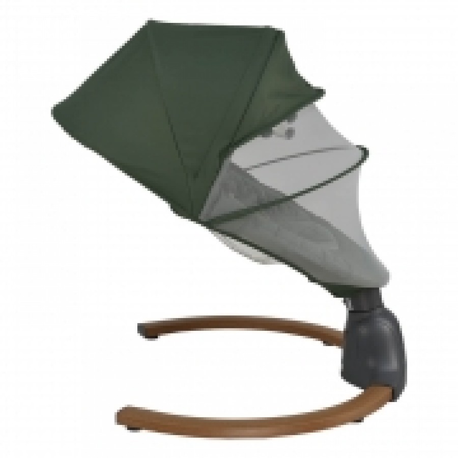 Bebestars Κούνια Ηλεκτρική Fluffy Forest Green (257-176)