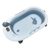 Bebestars  Σετ Μπανιέρα Πτυσσόμενη Με Θερμόμετρο Whale Blue (26-181)