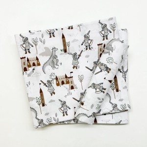 Bunnybebe Σεντόνια κούνιας σετ 3τμχ με λάστιχο, Ιππότης (260-ιππότης) Bunnybebe Σεντόνια κούνιας σετ 3τμχ με λάστιχο, Ιππότης (260-ιππότης)