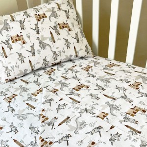 Bunnybebe Σεντόνια κούνιας σετ 3τμχ με λάστιχο, Ιππότης (260-ιππότης) Bunnybebe Σεντόνια κούνιας σετ 3τμχ με λάστιχο, Ιππότης (260-ιππότης)