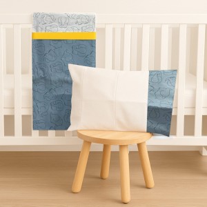 Abo Σετ σεντόνια 3τμχ 70*140 Elephant Blue (2885-500)