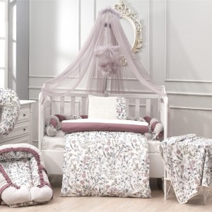 Abo Σετ προίκας 3τμχ 70*140 Flower Garden ( 2903-230) Abo Σετ προίκας 3τμχ 70*140 Flower Garden ( 2903-230)