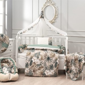 Abo Σετ προίκας 3τμχ 70*140 Tropical Leaves (2903-830) Abo Σετ προίκας 3τμχ 70*140 Tropical Leaves (2903-830)