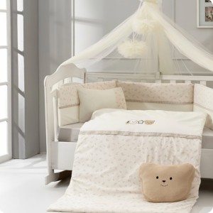 Abo Σετ προίκας 9τμχ 70x140 εκ. Bear Beige (2964-100) Abo Σετ προίκας 9τμχ 70x140 εκ. Bear Beige (2964-100)