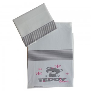 Bebe Stars Σεντόνια 3 Τεμαχίων Teddy Flower (3011)