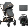 Kikka Boo Stroller Amaia 3 in 1 Dark Grey (31001010244) Kikka Boo Stroller Amaia 3 in 1 Dark Grey (31001010244)