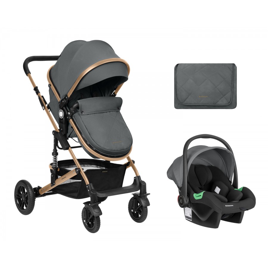 Kikka Boo Stroller Amaia 3 in 1 Dark Grey (31001010244) Kikka Boo Stroller Amaia 3 in 1 Dark Grey (31001010244)