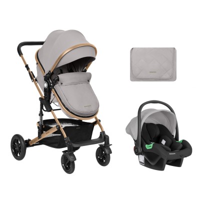 Kikka Boo Καρότσι Amaia 3 in 1  Light Grey  (31001010245)