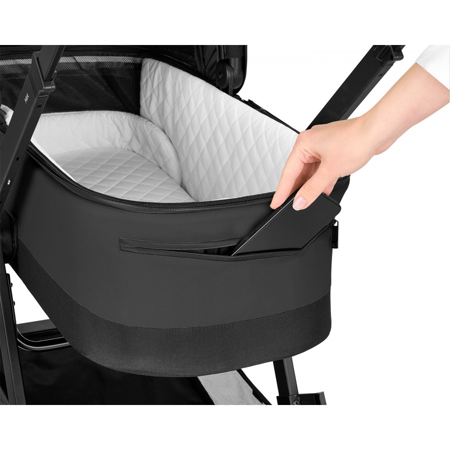 Kikkaboo Πολυκαρότσι Mia 3σε1 Black (31001010275)