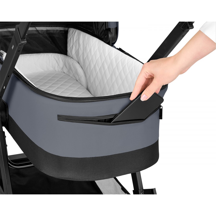 Kikkaboo Πολυκαρότσι Mia 3σε1 Grey (31001010277) Kikkaboo Πολυκαρότσι Mia 3σε1 Grey (31001010277)