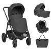 Kikkaboo Πολυκαρότσι Modena 3σε1 Black (31001010279)