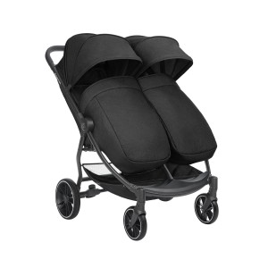 Kikka Boo Καρότσι Διδύμων Happy 2 Black (31001040014)) Kikka Boo Καρότσι Διδύμων Happy 2 Black (31001040014))