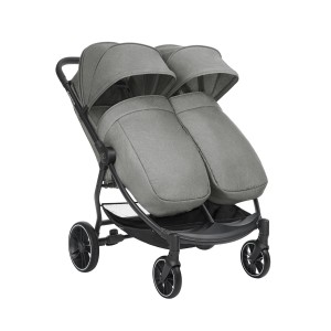 Kikka Boo Καρότσι Διδύμων Happy 2 Light Grey (31001040016) Kikka Boo Καρότσι Διδύμων Happy 2 Light Grey (31001040016)