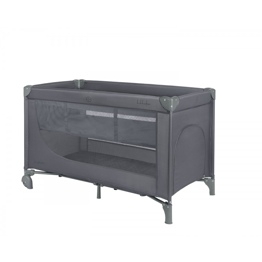 Kikka Boo Παρκοκρέβατο 2 επιπέδων So Gifted Plus Grey 2026 με αλλαξιέρα και μπάρα παιχνιδιού (31003010143)